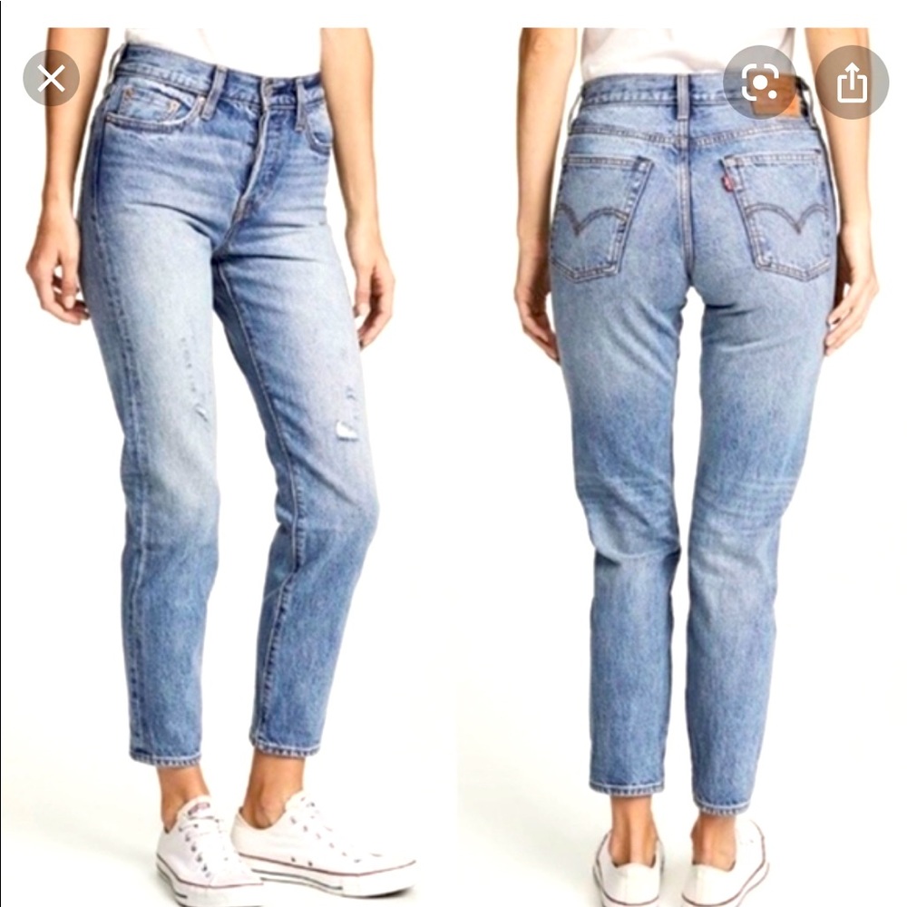 Levi's Wedgie Icon White Oak Cone denim jeans